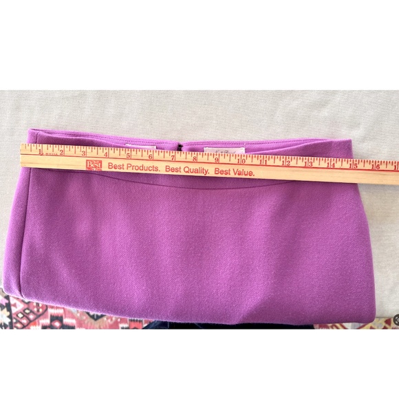 J.CREW No. 2 Pencil Skirt in Lilac Double-Serge Wool - 4 - Picture 7 of 9